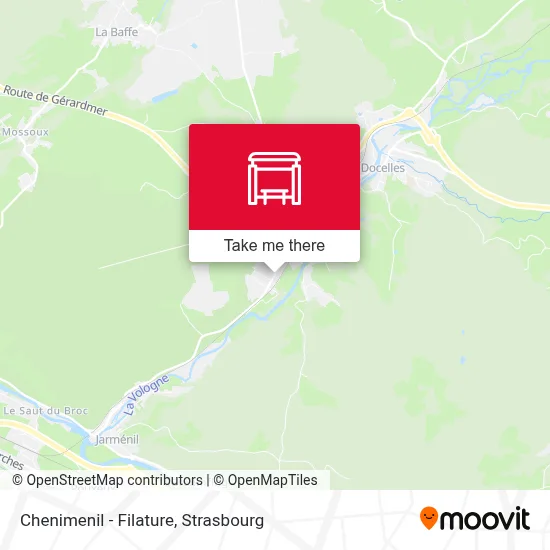 Chenimenil - Filature map