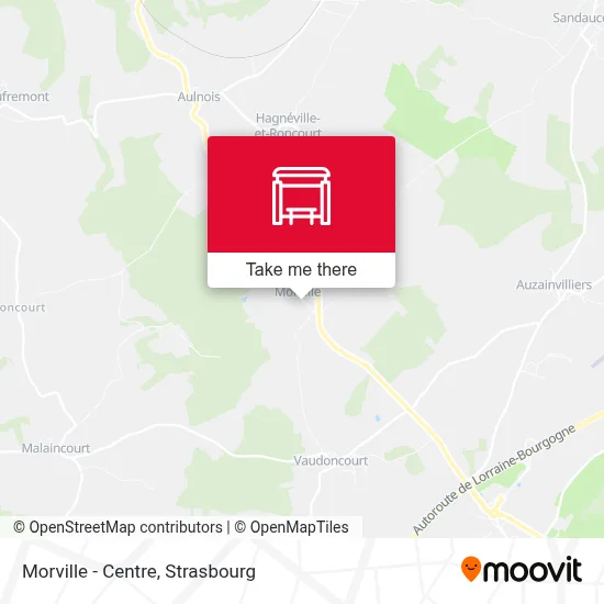 Morville - Centre map