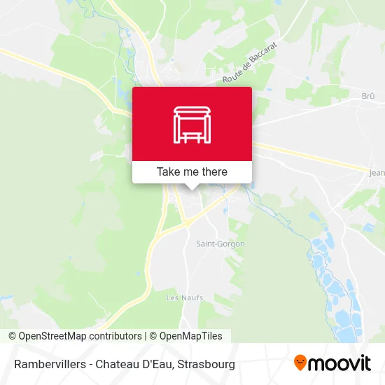 Mapa Rambervillers - Chateau D'Eau