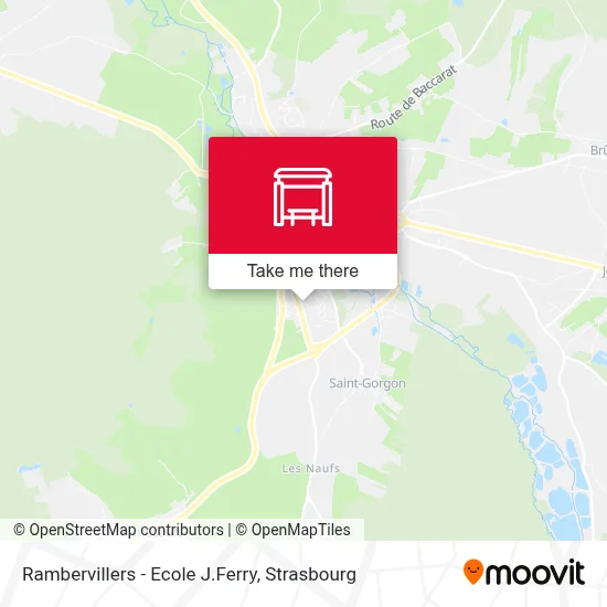 Rambervillers - Ecole J.Ferry map