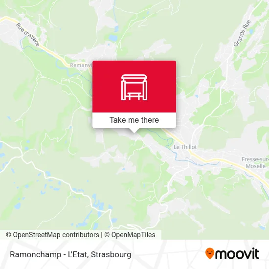 Mapa Ramonchamp - L'Etat