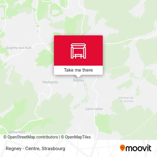 Regney - Centre map
