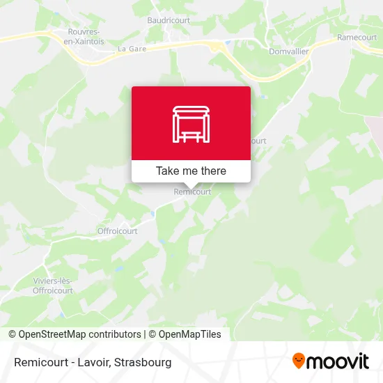 Remicourt - Lavoir map