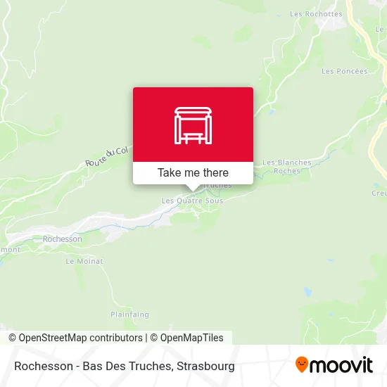 Rochesson - Bas Des Truches map