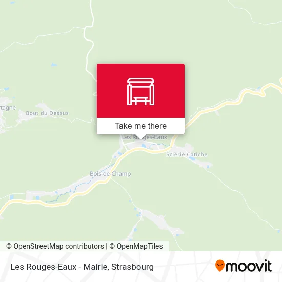 Les Rouges-Eaux - Mairie map