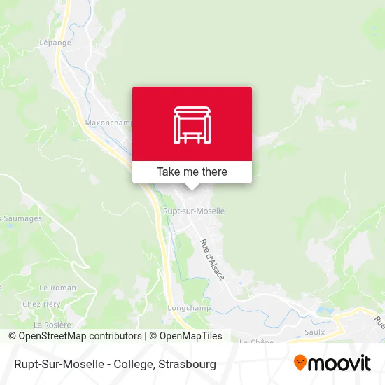 Mapa Rupt-Sur-Moselle - College