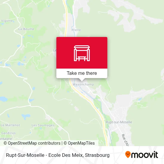 Rupt-Sur-Moselle - Ecole Des Meix map