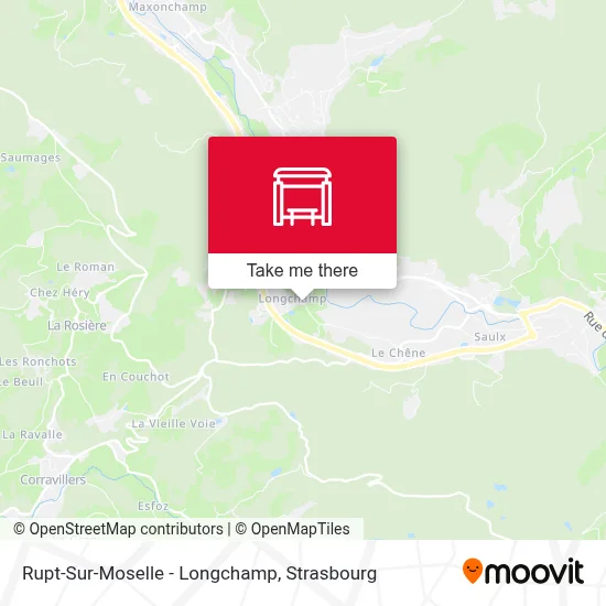 Mapa Rupt-Sur-Moselle - Longchamp