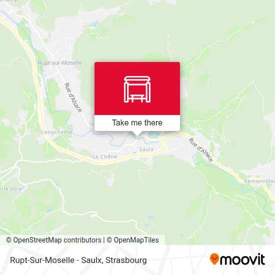 Mapa Rupt-Sur-Moselle - Saulx