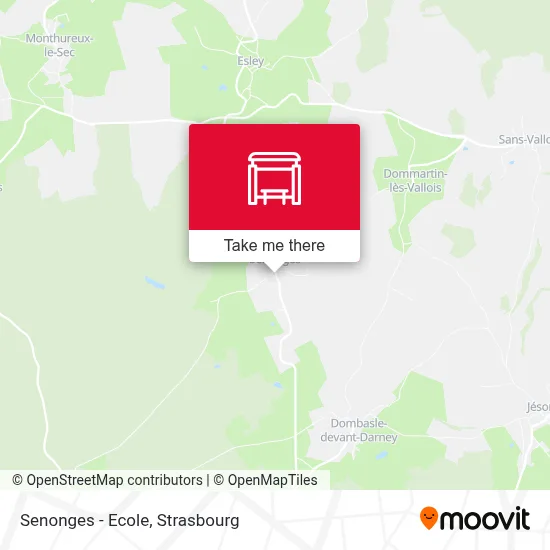 Senonges - Ecole map