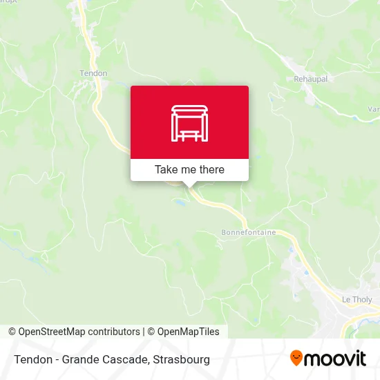 Tendon - Grande Cascade map