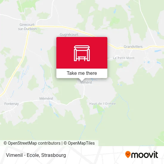 Vimenil - Ecole map