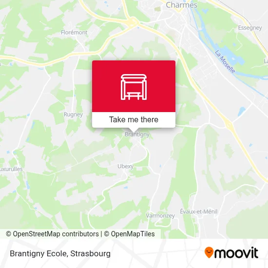 Brantigny Ecole map