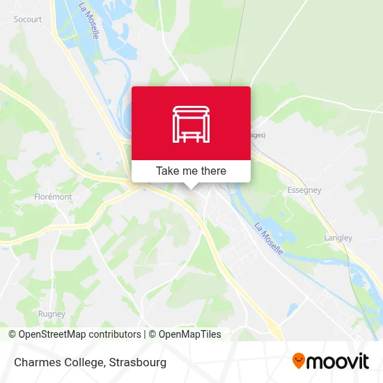 Charmes College map