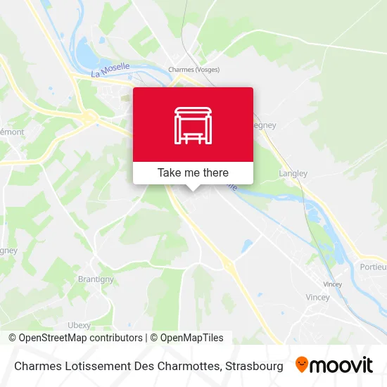 Charmes Lotissement Des Charmottes map