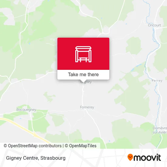 Gigney Centre map