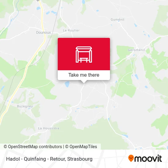 Hadol - Quinfaing - Retour map
