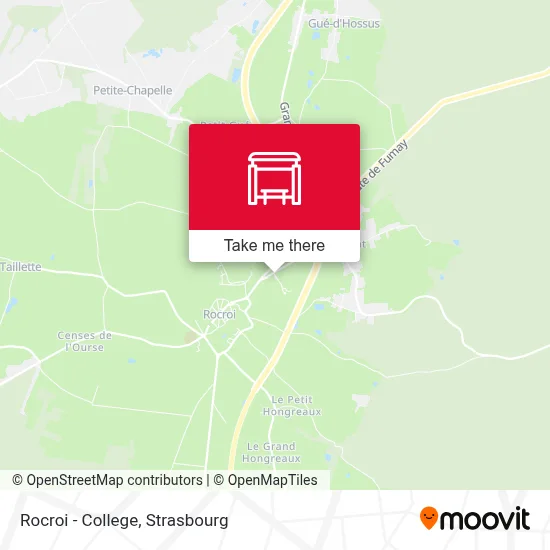 Mapa Rocroi - College