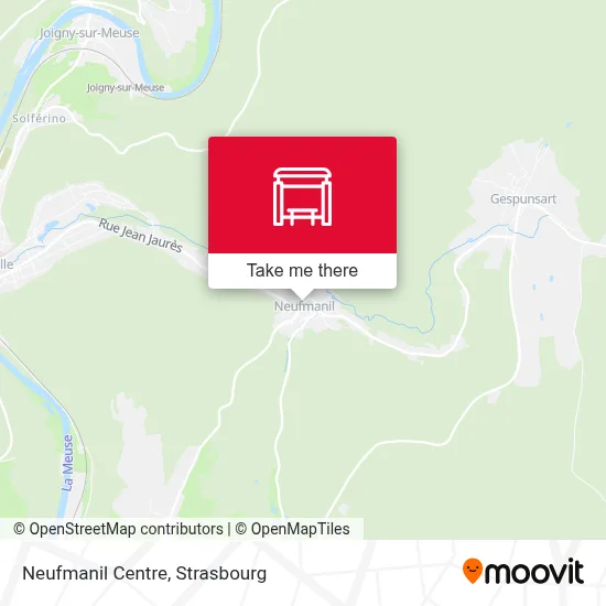 Neufmanil Centre map