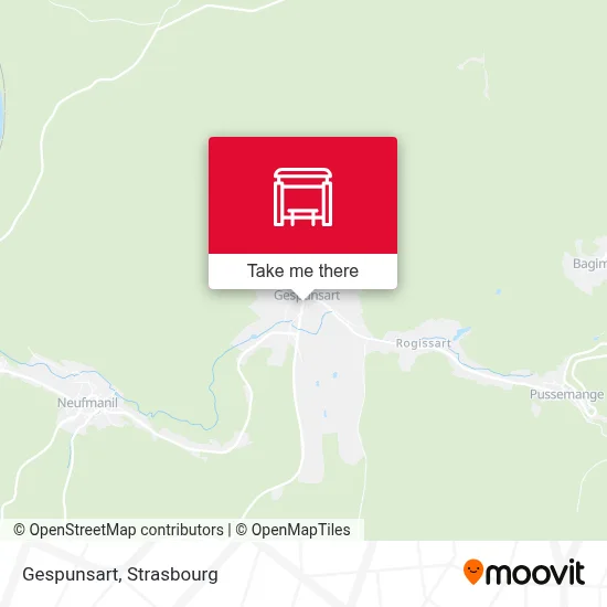Gespunsart map