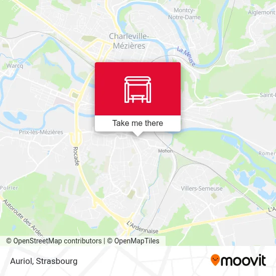 Auriol map