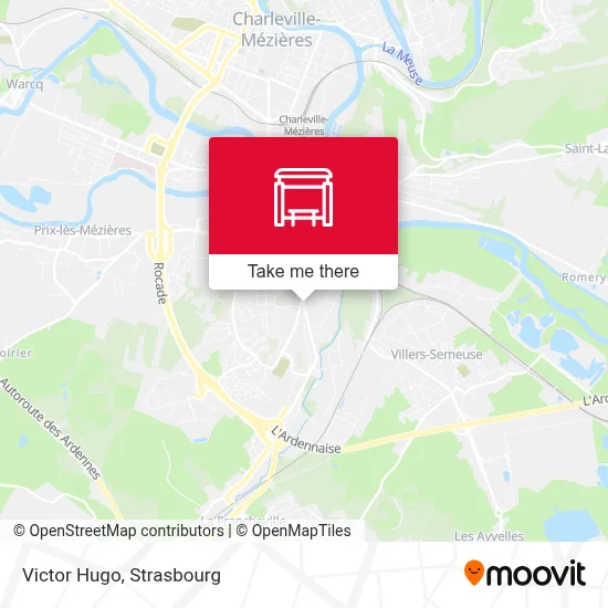 Victor Hugo map