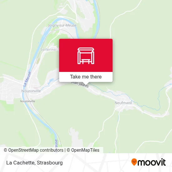 La Cachette map