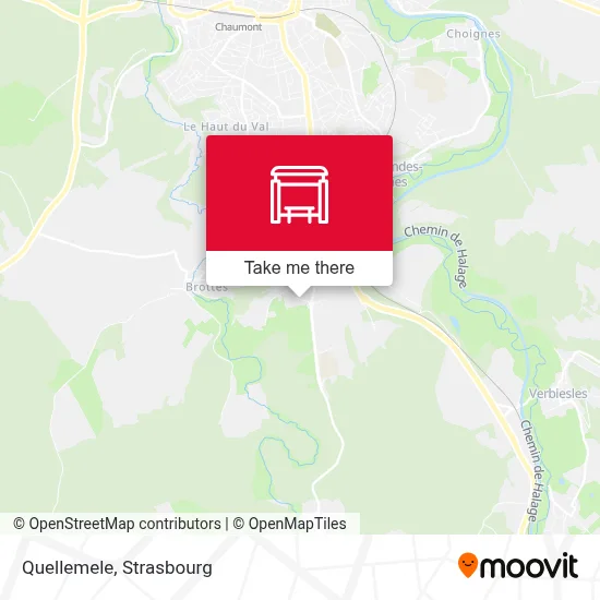 Quellemele map