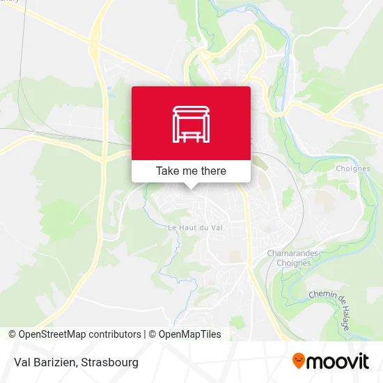 Val Barizien map