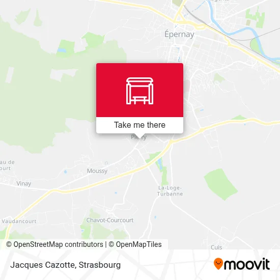 Jacques Cazotte map