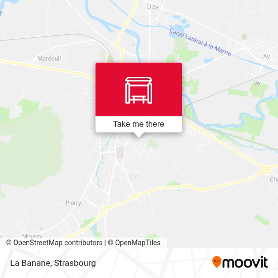 La Banane map