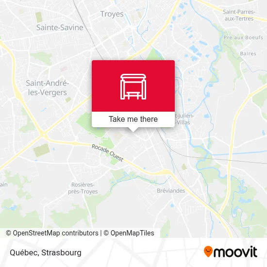 Québec map