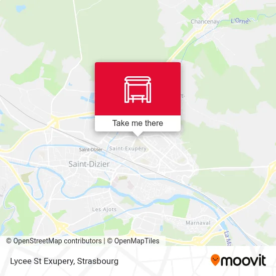 Lycee St Exupery map