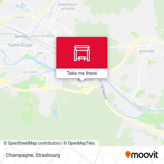 Champagne map