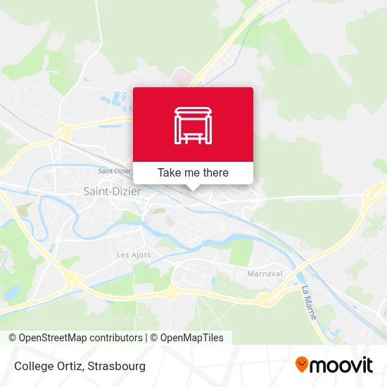 College Ortiz map