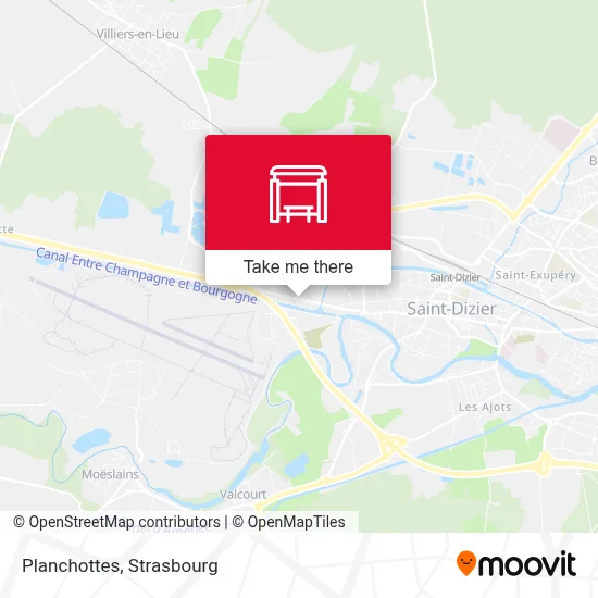 Planchottes map