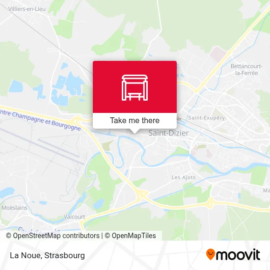 La Noue map