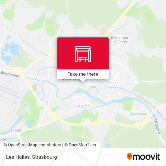 Les Halles map