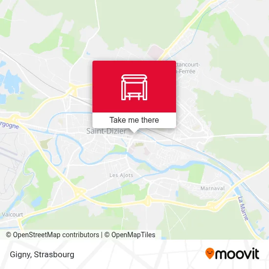 Gigny map