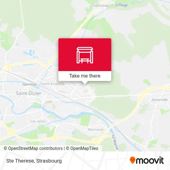 Ste Therese map