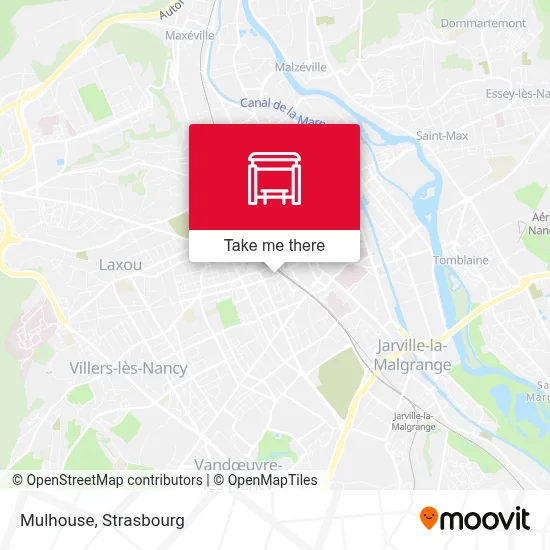 Mulhouse map