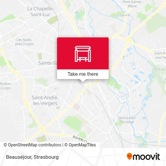 Beausejour map