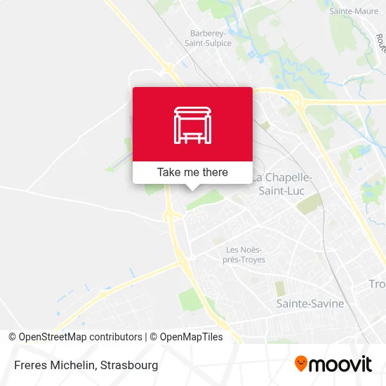 Freres Michelin map