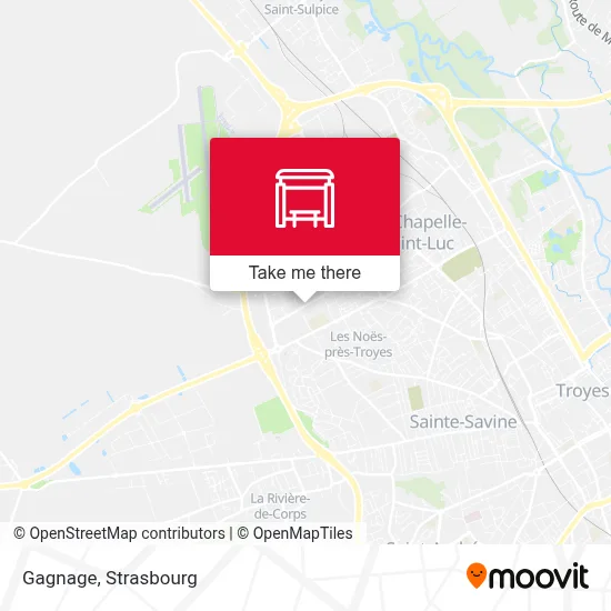 Gagnage map