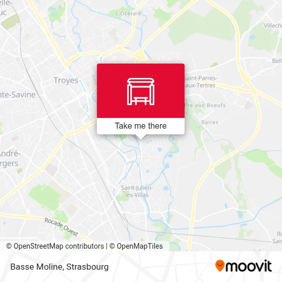 Basse Moline map