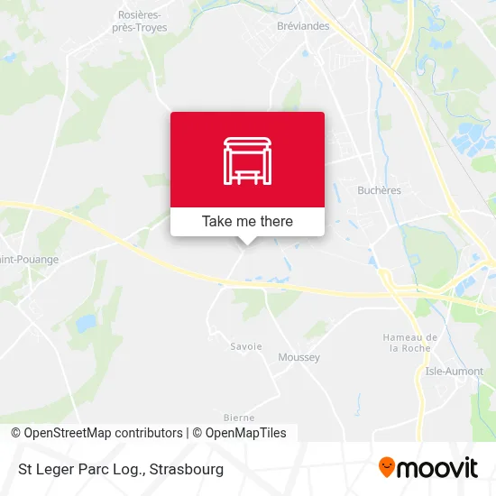 St Leger Parc Log. map