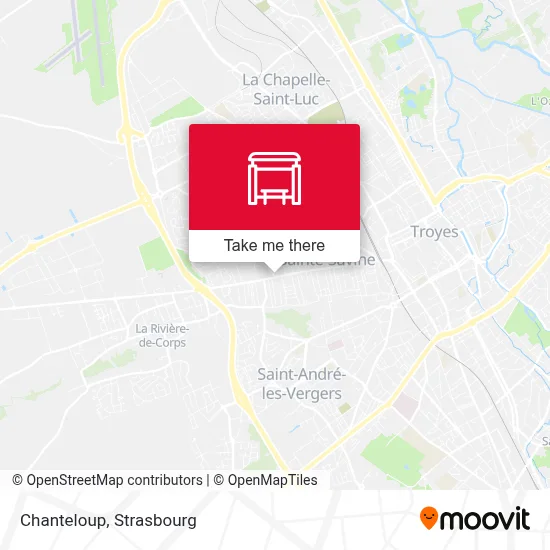 Chanteloup map