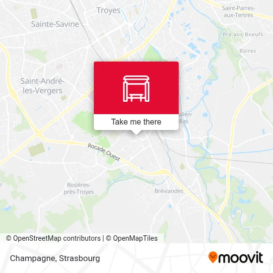 Champagne map