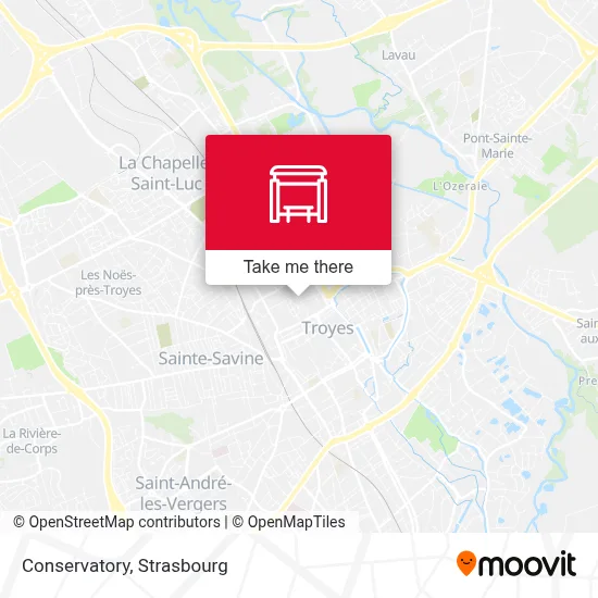 Conservatoire map