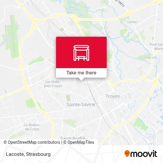 Lacoste map